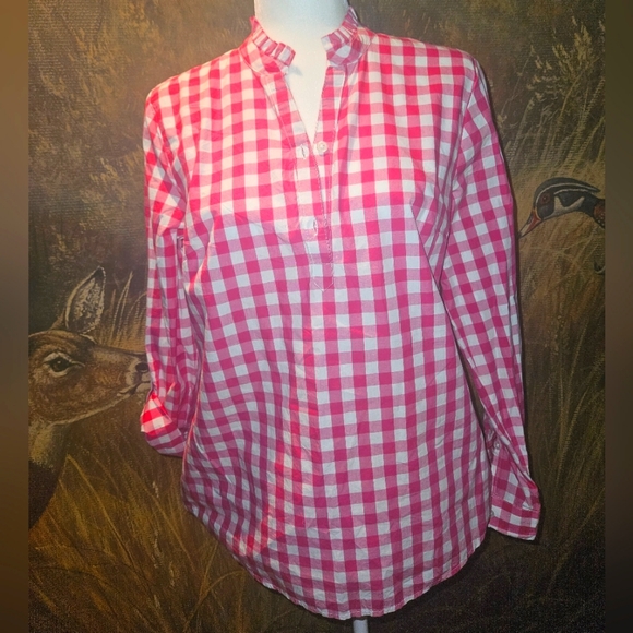 Kim Rogers Bandana Buffalo print Top PS Small nwt - Picture 1 of 11